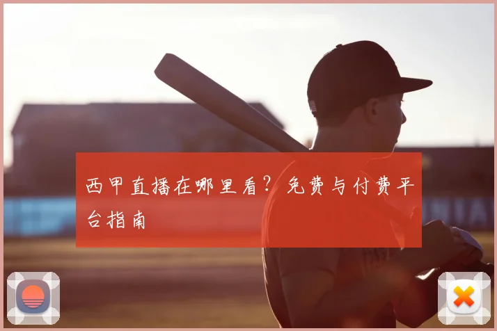 西甲直播在哪里看?免费与付费平台指南